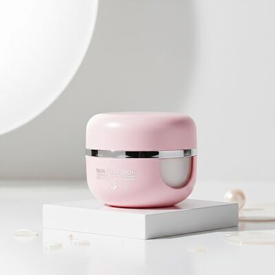 Custom-made Colour Round Shape PP Inner Bottle Cosmetic Cream Jar for Skincare and Makeup