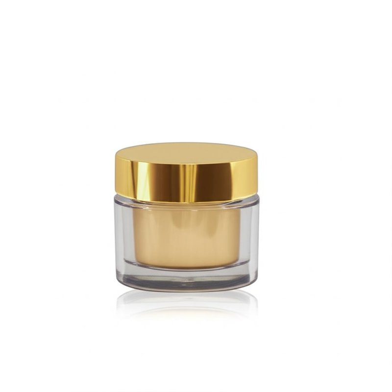 Custom-made Colour Cosmetic Cream Jar with Printing Decorations for Cosmetic Packaging from Ningbo Port with Quick Shipping